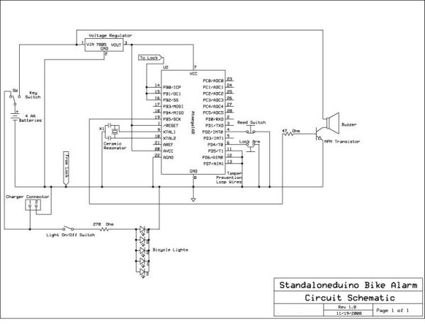 Arduino Bicycle Alarm