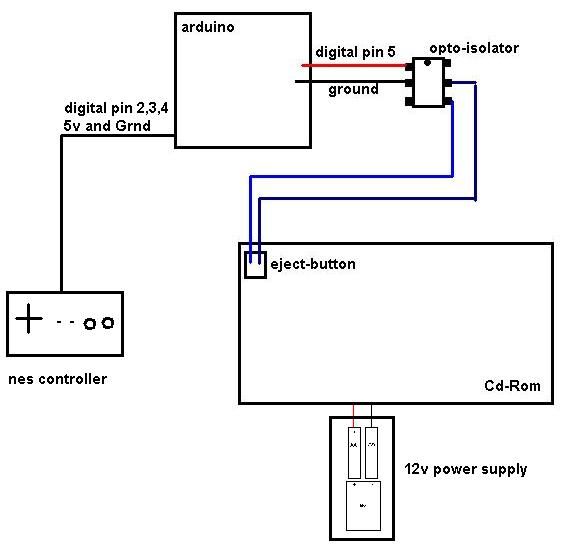 Arduino Keyless Entry System circuit (1)