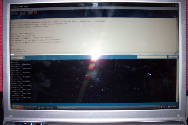 Arduino + Temperature + Humidity