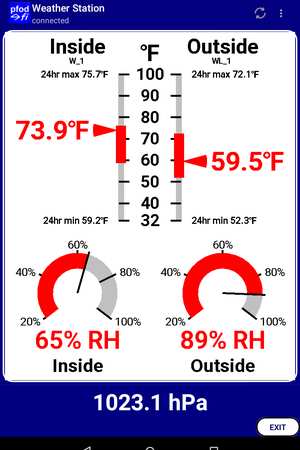 BLE Indoor Outdoor Weather Station