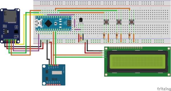 JLCPCB Datalogger With Temperature Sensor
