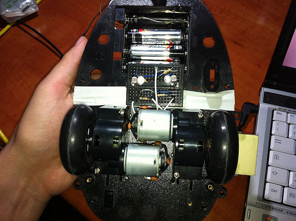 Linefollower photoresistors