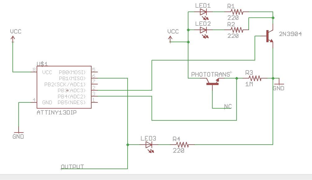 IR proximity sensor schematic