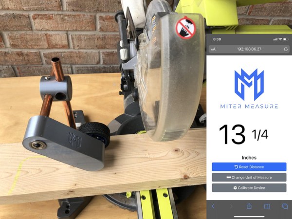 Miter Saw Measuring Device