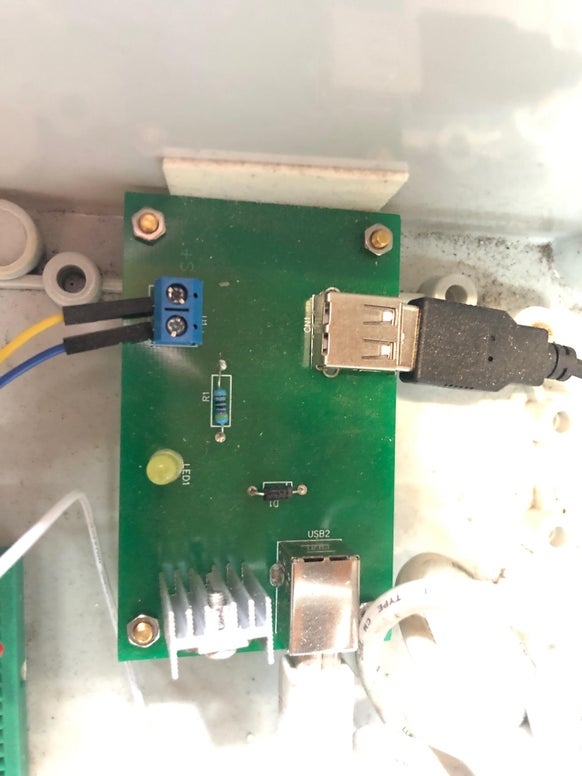 Schematic Diagram for USB Interfacing Circuit