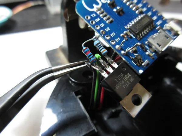 Solder Ground Wire to MOSFET