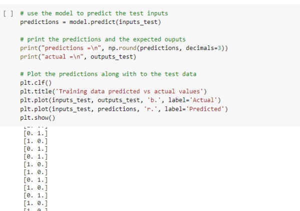 test data
