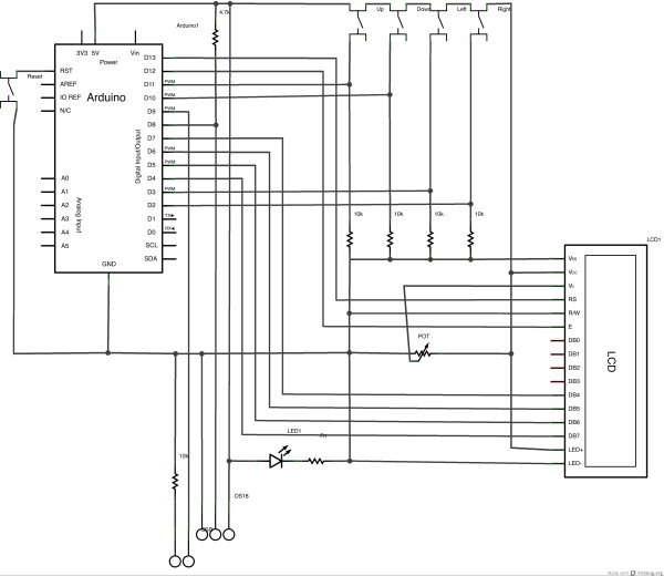 kerinin arduino thermostat Schematic