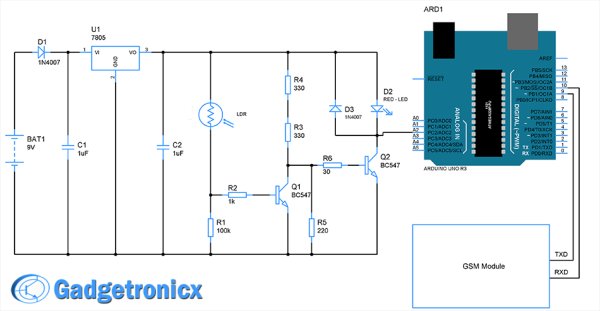ldr arduino circuit
