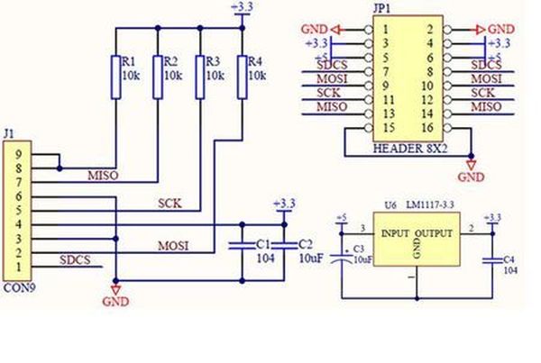 schematic Arduino Serial Data Logger