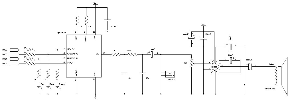 speech synthesizer schematic