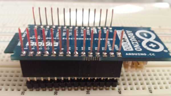 long Arduino Stacking pins already soldered
