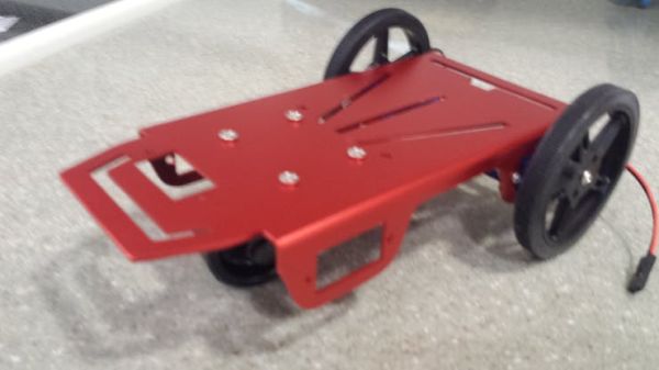 Completed base for 2 wheeled Platform