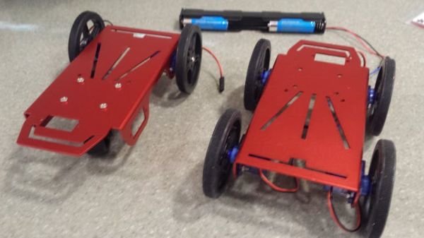 Completed 2 and 4 wheeled base Platforms