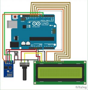 ESP8266 Reading Data from Internet schematics 